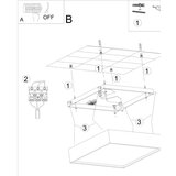  Stenska keramična svetilka HELIOS, (21347331) | Shoptok.si