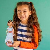 Floss&Rock® magnetska drvena lutka za odijevanje magnetic dress up princess charlotte | shoptok.hr