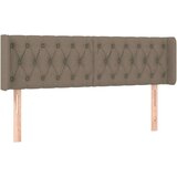  Uzglavlje s ušima smeđesivi 147x16x78/88 cm od tkanine | shoptok.hr