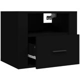  Stenska nočna omarica 2 kosa črna 50x36x40 cm, (20730845) | Shoptok.si