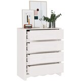  Komoda Drammen Bijelo 76,5 x 40 x 91 cm Čvrsto borovo drvo | shoptok.hr