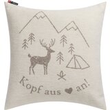 David Fussenegger SILVRETTA prevleka za blazino "Kopf aus" - surovo bela u