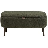 House Nordic Zelena klop iz tkanine bouclé Harlow – | Shoptok.si