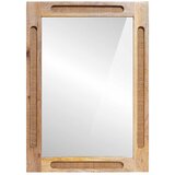  Zrcalo za kupaonicu Smeđa 50 x 2,5 x 70 cm Čvrsto drvo manga | shoptok.hr