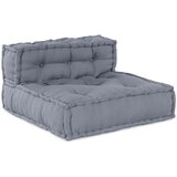  4-sjedalni modularni pouf sofa konvertibilna siva tkanina | shoptok.hr