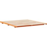  Posteljni okvir Voščeno rjava 200 x 210 cm Trdna borovina, (5000127298) | Shoptok.si