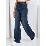 DStreet Jeansy damskie wide leg niebieskie | Shoptok.si
