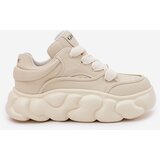 GOE Ladies Leather Sneakers On A Massive Platform | shoptok.hr