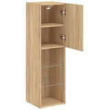 TV ormarić s LED svjetlima boja hrasta sonome 30,5x30x102 cm | shoptok.hr