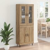  Highboard 2 kom. Umjetnički hrast 69,5 x 34 x 180 cm | shoptok.hr