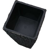  Visoki cvetlični lonci 3 kosi vodna hijacinta črni, (20618619) | Shoptok.si