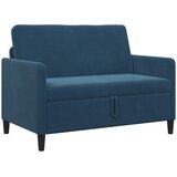  Set sofe s pohranom 2 kom. Plava Poliester | shoptok.hr