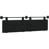  Držeće uzglavlje Zidne Jednobojno Crna 190 x 55 x 5 cm tkanina - Crna 180 cm bez LED svjetla | shoptok.hr