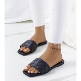  Black flat heel sandals Mabel | shoptok.hr