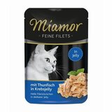 Finnern miamor mesni fileti hrana za mačke u kesici - tunjevina i krabe 100gr Cene