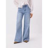 Reserved Wide leg traperice - plava Cijene