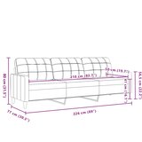  2-dijelni set sofa s jastucima krem baršunasti | shoptok.hr