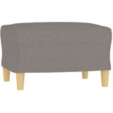  3-dijelni set sofa s jastucima smeđesivi od tkanine | shoptok.hr