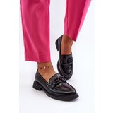 VINCEZA Elegant Black Leather Women's Moccasins Triana Cijene