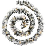  Božićna girlanda s LED svjetlima zelena 20 m PVC | shoptok.hr