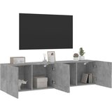  Zidni TV ormarići 2 kom sivi boja betona 80x30x41 cm | Eponuda.ba