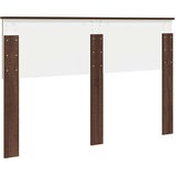 vidaXL Vzglavje z vzglavjem Rjav hrast 140 cm Konstruiran les | Shoptok.si
