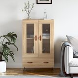  Visoka komoda boja hrasta 69,5 x 31 x 115 cm konstruirano drvo | shoptok.hr