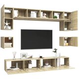  Komplet TV omaric 8-delni sonoma hrast iverna plošča, (20734283) | Shoptok.si