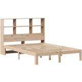  Krevet s regalom za knjige bez madraca 160x200 cm od borovine | shoptok.hr