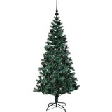 vidaXL Umjetna preddekorirana božićna jelka med 300 LED Zelena 180 cm | Shoptok.si