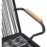  7-dijelni vrtni blagovaonski set od PVC ratana crni | shoptok.hr