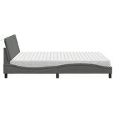  Krevet s madrac Hanko svjetlosivi 160x200cm tkanina | shoptok.hr