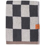 Mette Ditmer Denmark Antracitno sivi/bež ručnik od organskog pamuka od frotira 50x90 cm Retro – Cijene