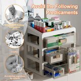 JENMAYT organizator za zdravila s 4 predali, prozoren | Shoptok.si