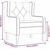  Fotelja od tkanine siva | shoptok.hr