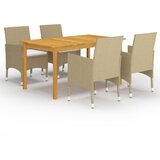  5-dijelni vrtni blagovaonski set bež | shoptok.hr