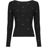 Karl Lagerfeld RHINESTONE KARL OPEN BACK LSLV Crna Cijene