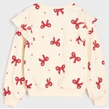 Sinsay Crewneck majica s pamukom i motivom mašni | shoptok.hr