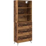  Highboard Staro drvo 69,5 x 34 x 180 cm Konstruirano drvo | shoptok.hr