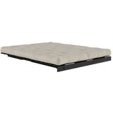 Karup Design Sivo-bež lanena raztegljiva sedežna garnitura 160 cm Roots Black Night – | Shoptok.si