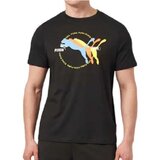 Puma Muška majica Graphics Multiple Cat Logo Tee, Crna cene