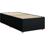 Box spring krevet s madracem crni 90x190 cm od tkanine | shoptok.hr