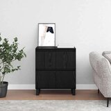 vidaXL s pohranom s vratima Crna 60 x 35 x 70 cm Konstruirano drvo | shoptok.hr