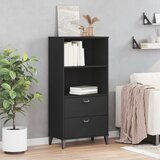  Regal za knjige VIKEN crni 60 x 35 x 123 cm konstruirano drvo | Eponuda.com