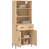 Visoka komoda hrasta sonome 69,5x34x180cm od konstruiranog drva | shoptok.hr