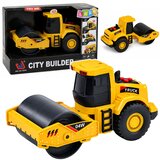 Road Roller Construction Vehicle Rotating Roller Lights Sounds Yellow 1:32 | shoptok.hr