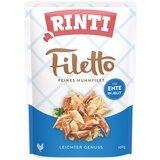 Rinti Ekonomično pakiranje Filet Pouch in Jelly 48 x 100 g - Huhn mit Ente | shoptok.hr