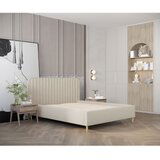 Maison de Rêve Bež tapecirani bračni krevet s prostorom za odlaganje s podnicom 140x200 cm Noto – | shoptok.hr