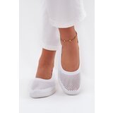 Boto Ladies Mesh Ballet Flats In Sporty Style White Virella | Shoptok.si