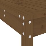  3-dijelni vrtni barski set boja meda od masivne borovine | shoptok.hr